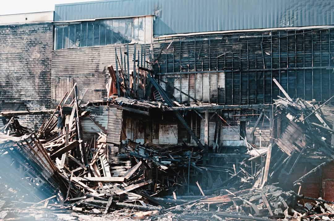 Massive warehouse fire in Gorham, NY sparks hazardous material exposure fears.