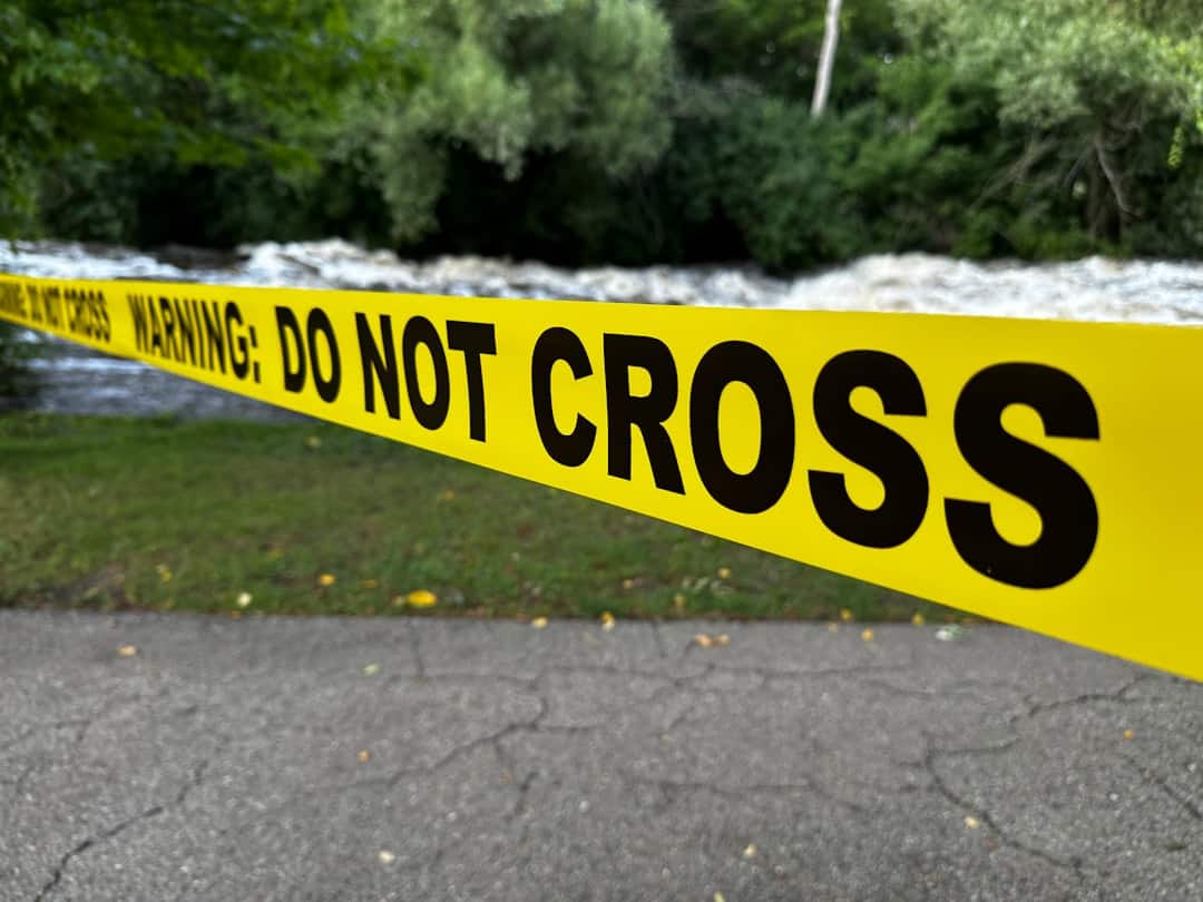 Rochester police at scene of stabbing on Keller Street that left a 24-year-old man injured.